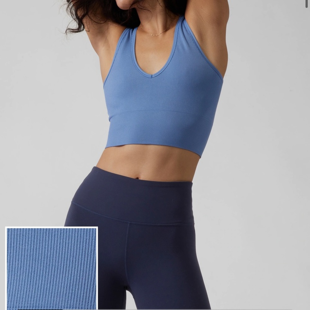 Athleta Seamless Rib Crop Top